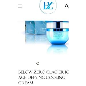 Below Zero Glacier Ice Age Defying Cooling Cream Skin Cell Restoration 50ml